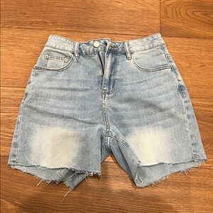 Light Blue Denim Shorts